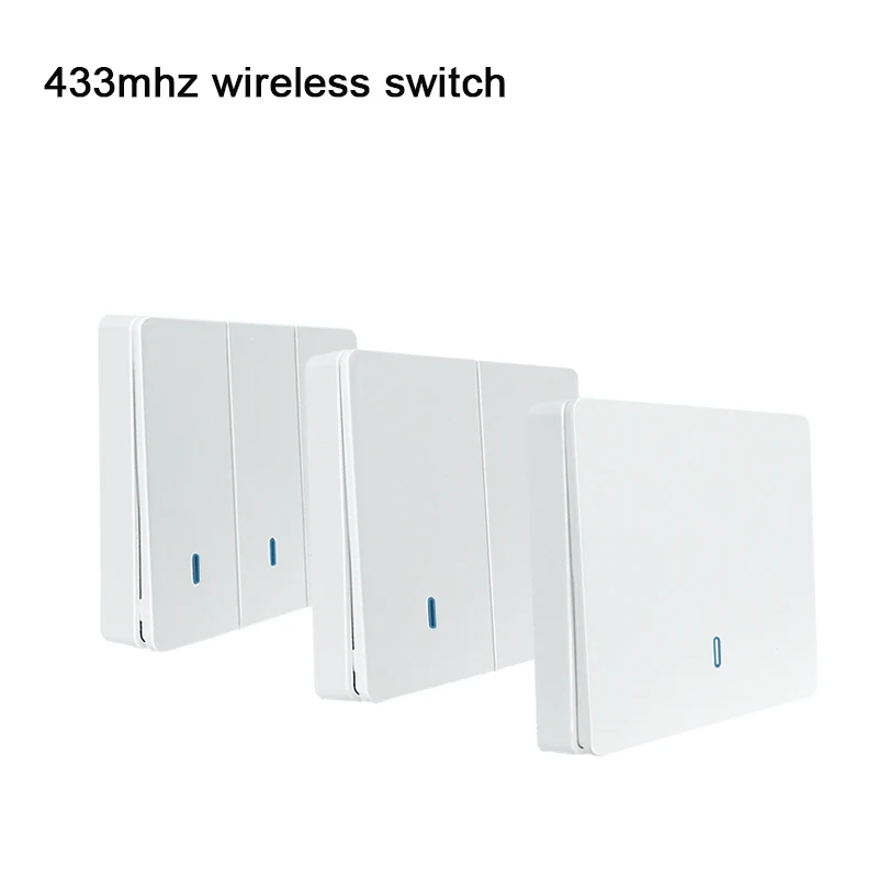 1 2 3 pulsanti 86 tipo RF433Mhz telecomando per Sonoff T1 EU UK 4CH Pro R2 interruttore luce RF Slampher, controllo Hub ponte RF433