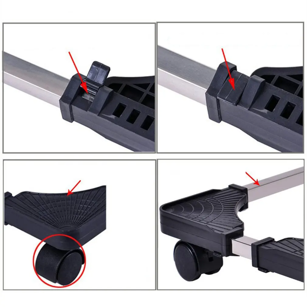 Mobilen Verstellbare Computer Turm Halter Stehen Computer CPU Ständer Warenkorb mit Universal Räder Für PC Computer Fälle