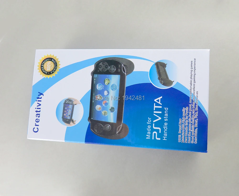 8 قطعة Joypad حامل حافظة بلاستيكية غمبد قبضة اليد حامل مقبض حامل ل بلاي ستيشن PS VITA PSV 1000 وحدة التحكم أسود