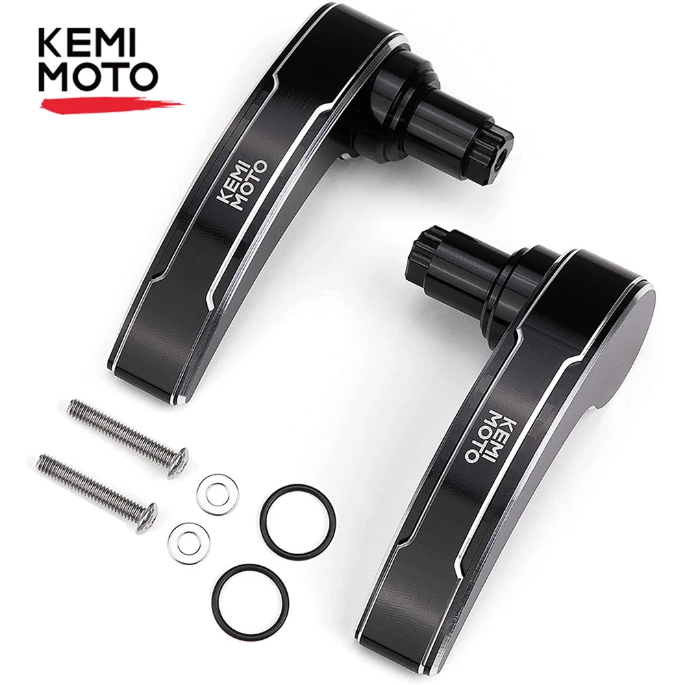 

KEMOMOTO Hard Saddlebag Lid Lifters Latch Kit Handle Lever for Touring Street Glide Road Glide Road King Ultra Limited 2014-2021