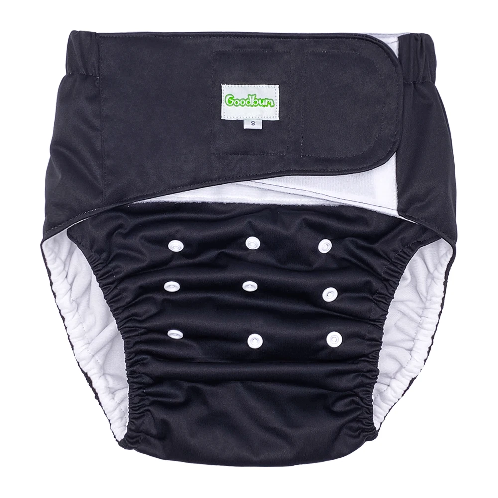 Goodbum Adult Cloth Diapers Reusable The Elderly Washable Diapers Breathable Incontinence Pants Without Insert