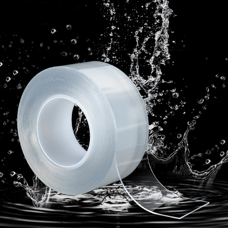 1 roll 5m/10m/15m single-side adhesive Waterproof Mildew Strong Self-adhesive Transparent Tape Bathroom Toilet Crevice Pool Seal