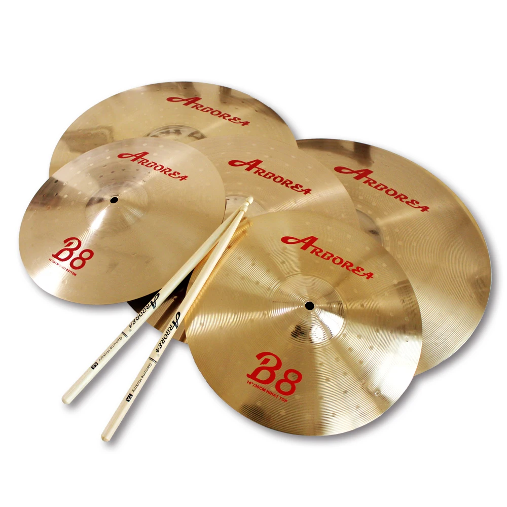 Arborea B8 Cymbal Set 5 pieces of 14\