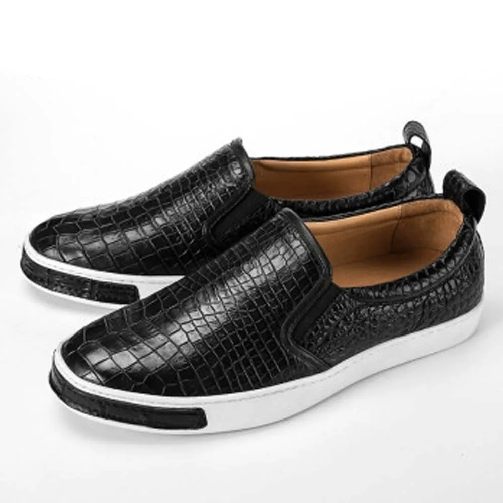 

luolundika new crocodile shoes male Casual shoes men board shoes male fashion men crocodile shoes male