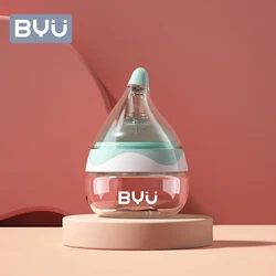 80ml Wide Mouth Baby Bottles, Anti-Flatulence, Feeding Bottle Easy To Clean, Light and Compact, Suitable for Babies