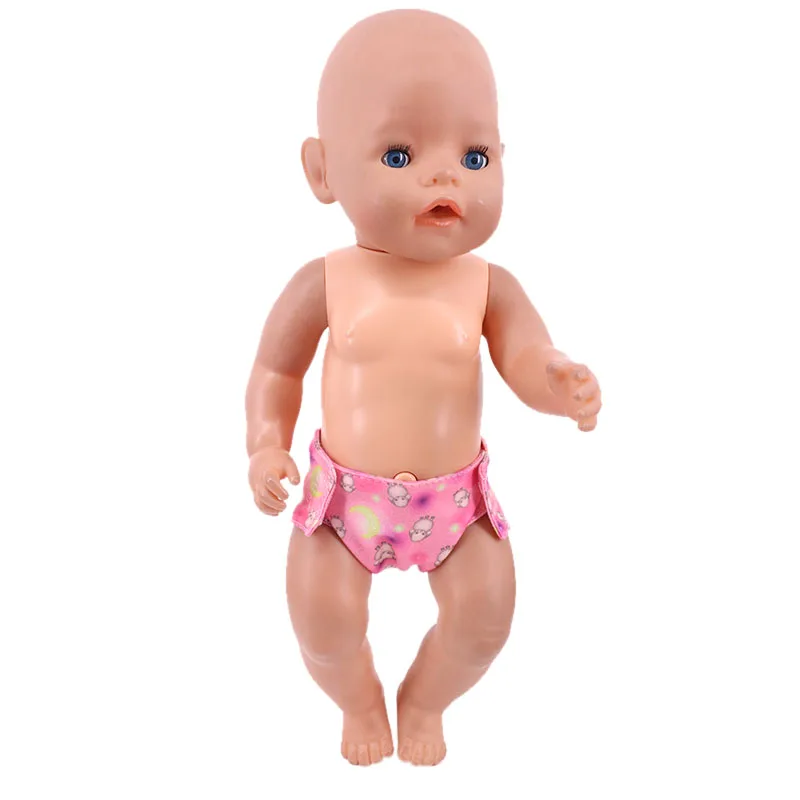 Reborn Doll Underwear pannolini mutandine accessori per neonato 43Cm, ragazza americana da 18 pollici, Halloween e regali di natale della ragazza