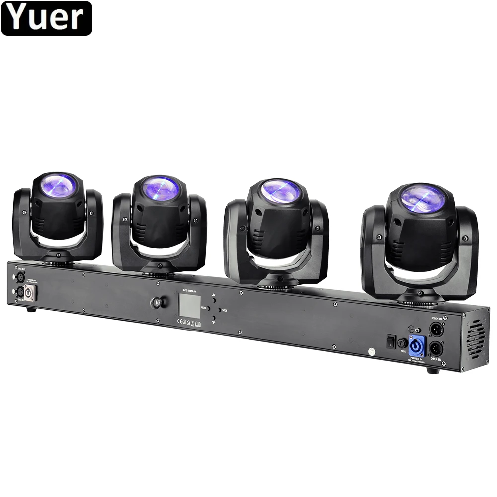 

NEW LED Bar Beam 4x32W RGBW 4IN1 Four Heads Moving Head Light DMX512 LED Stage Light For Mobile Disco DJ Party Nightclub Show