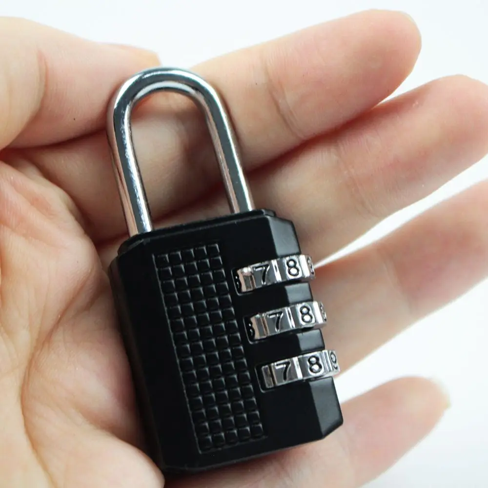 4 Dial Digit Password Lock Combination Suitcase Luggage Metal Code Password Locks Padlock Travel Safe Anti-Theft Lock