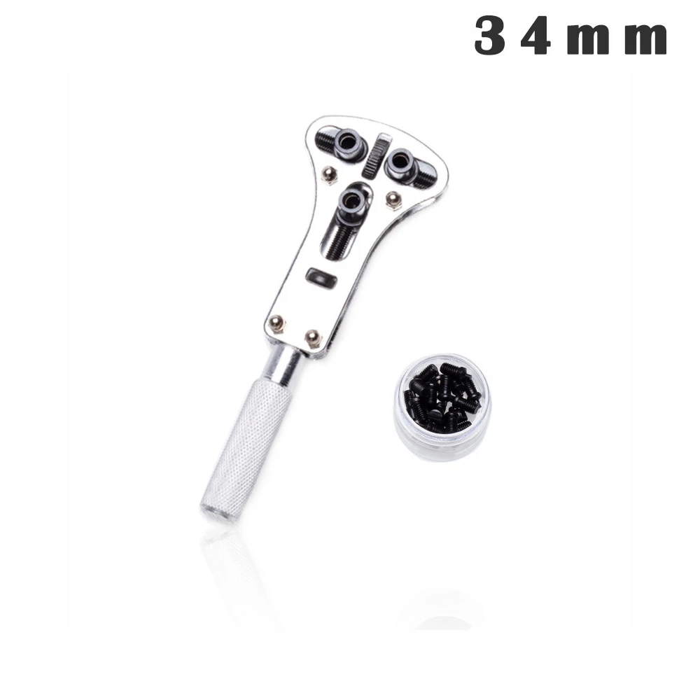 Watch Back Case Opener Adjustable Screw Back Remover Waterproof Wrench Repair Tool