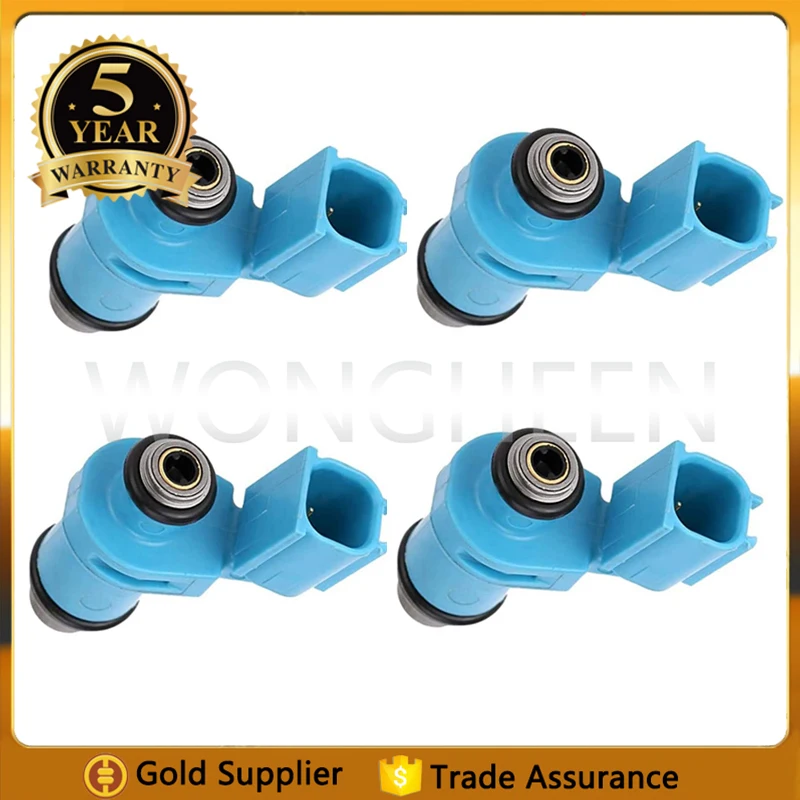 4PCS 10Holes New Fuel Injectors 6C5-13761-00-00 6C51376100 For Y amaha 40-50-60 HP 4 Stroke 50-60 HP 2 Stroke