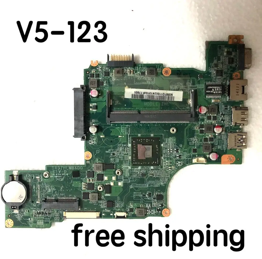 

For ACER V5-123 Laptop Motherboard E1-2100 DA0ZHLMB6D0 Mainboard 100%tested fully work