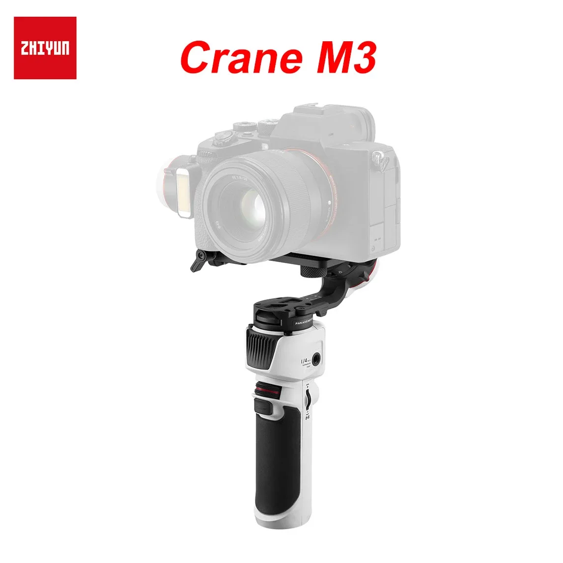 ZHIYUN Crane M3 Gimbal 3-Axis Handheld Stabilizer All in One Design for Mirrorless Cameras,Smartphone,Action Cameras M2 Upgrade