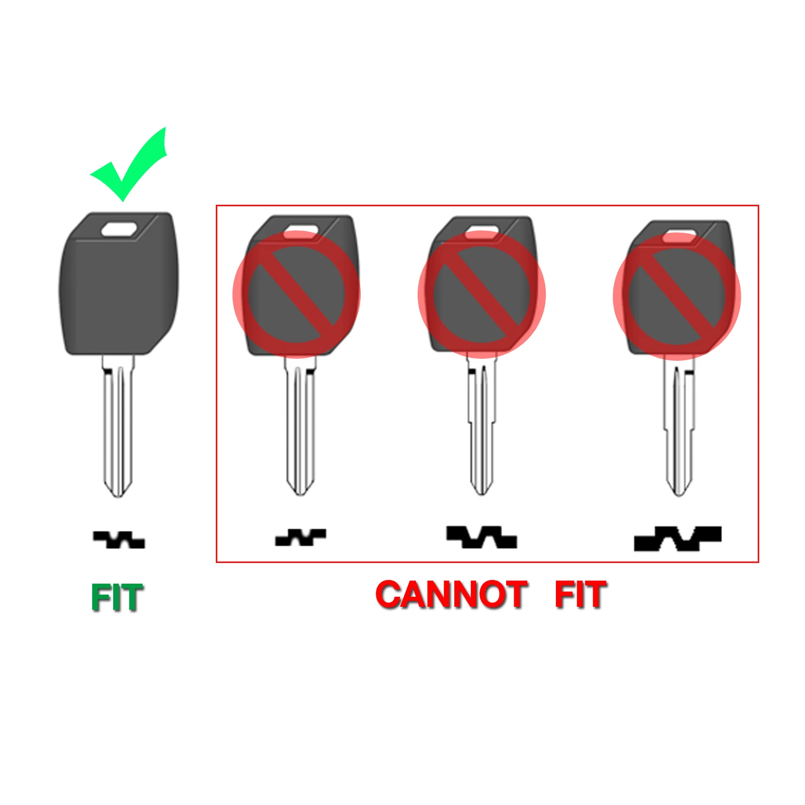 jingyuqin Modified For Hyundai Santa Fe 2006-2012 Fit KIA Fob 2 Buttons Smart Remote Car Key Shell Uncut Right Blade Replacement