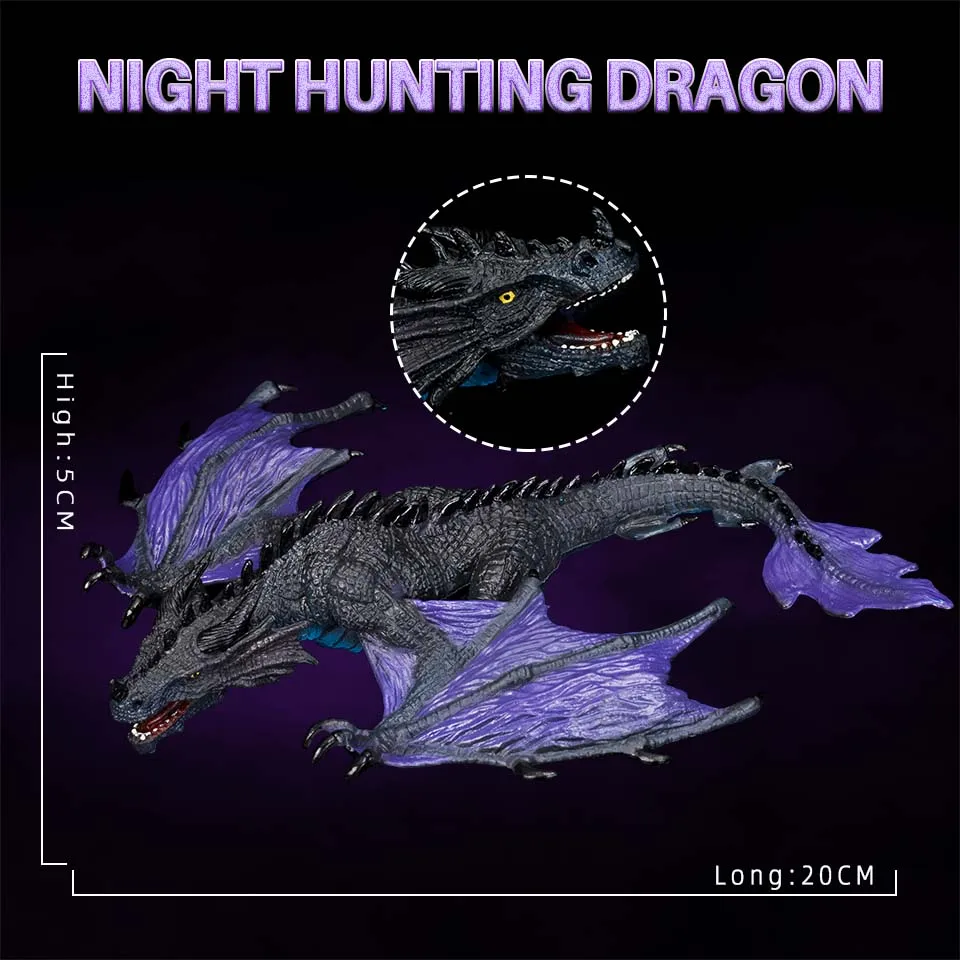 HiTwo Simulation Magic Dragon Model: Un'Avventura Notturna per Collezionisti e Appassionati di Giocattoli