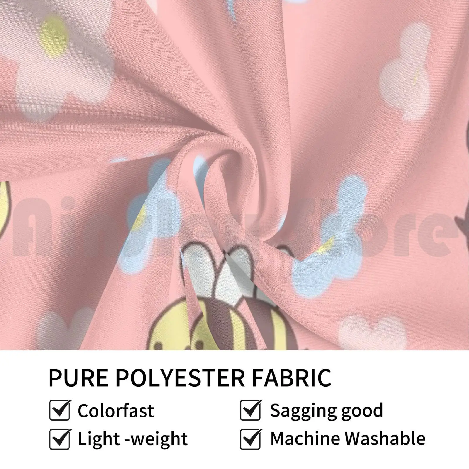 Tapestry Bees 2451 Bee Flower Cute Kawaii Pastel Spring Kids Teen Buzz Goth Flowers