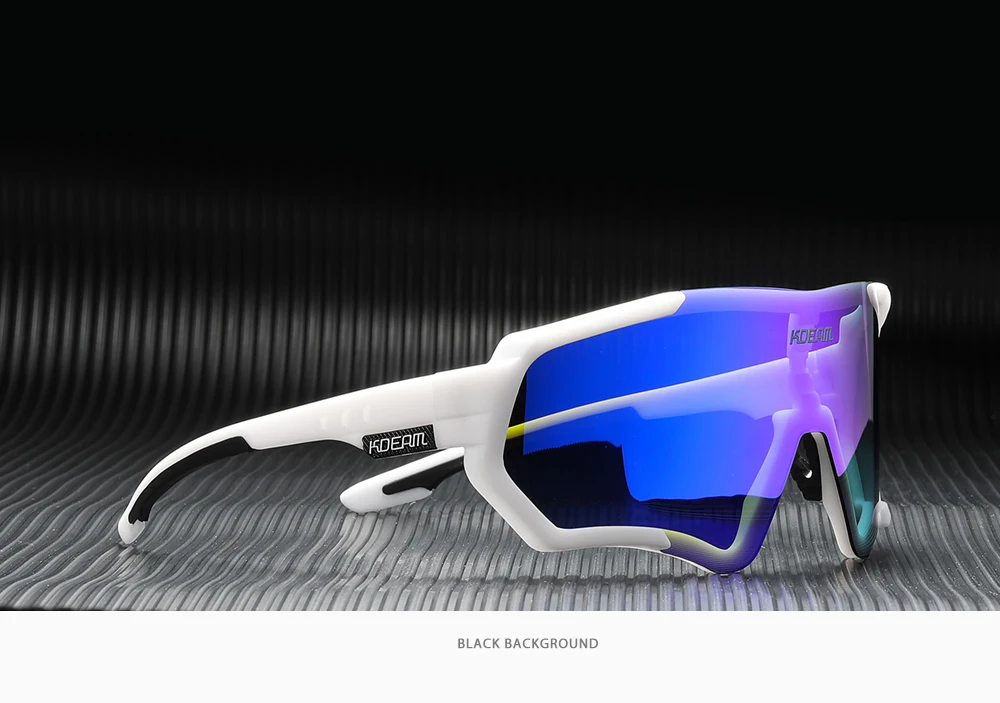 KDEAM Outdoor Sports Herren Sonnenbrille TR90 Polarisierte Sonnenbrille Flash Real Coating Sonnenbrille KD714 CE – Detail 18