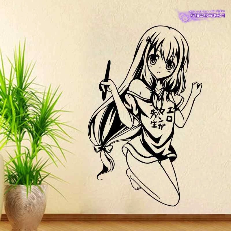 

Eromanga Sensei Wall Decal TIzumi Sagiri Vinyl Wall Stickers Decal Decor Home Decoration Anime Car Sticker