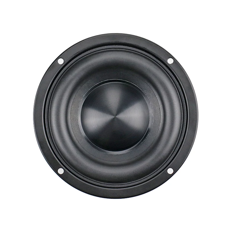 4 Inch Subwoofer Hifi Speaker Black Diamond Alumina Ceramic Cap Woofer Military Magnetic Bass Soundbox 20W-50W 4 ohm 1PC