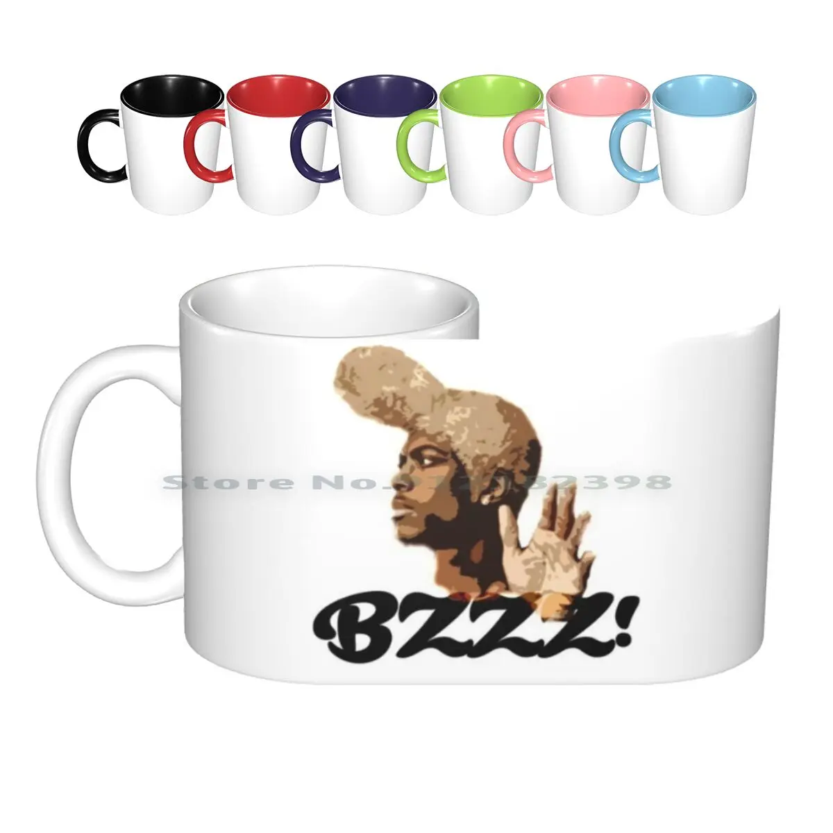 Bzzz! Ceramic Mugs Coffee Cups Milk Tea Mug Bzzz Ruby Rhod Fifth Sci Fi Funny Cool Classic Movie Awesome Buzz Phone Case