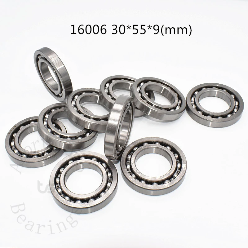 16006 30*55*9mm 1Piece free shiping bearing 16006 16006 chrome steel deep groove bearing