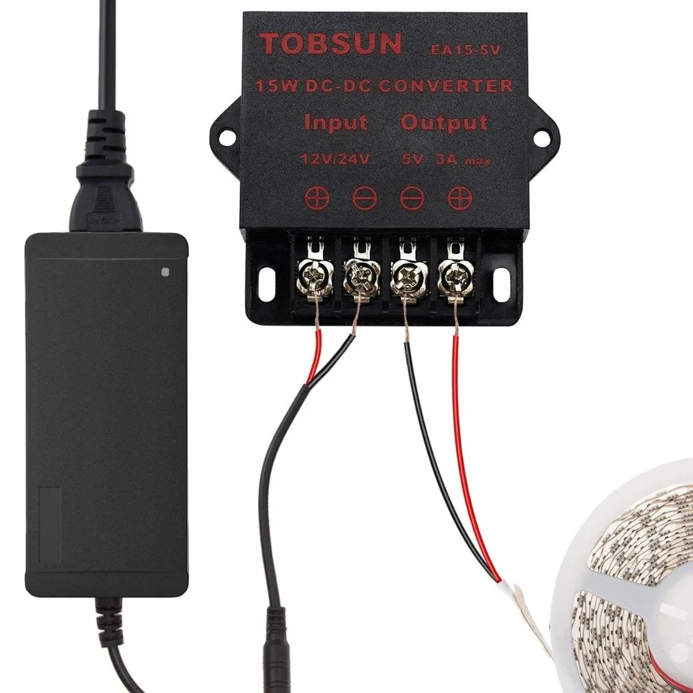 12V 24V To 5V 3A 5A 10A 15A Converter Power Supply Voltage Regulator 15W 25W 50W 75W Transformer DC DC Step Down Buck Module