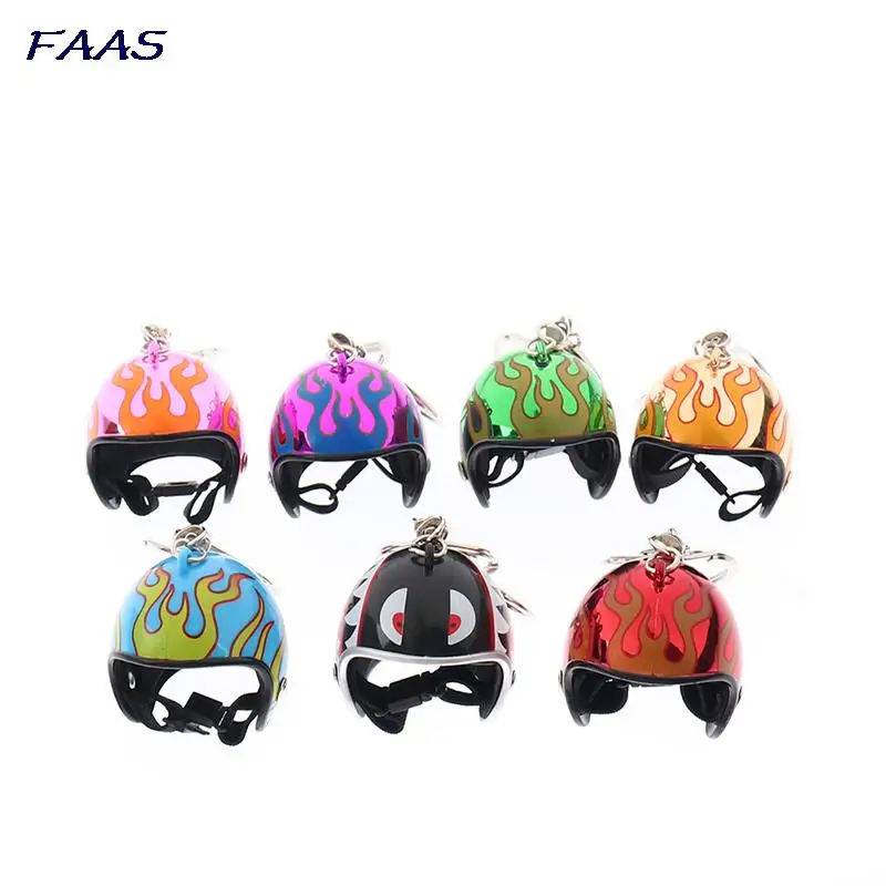 Motorcycle Helmet Keychain Keyring Key Chain Ring Pendant Men Women Kid Gift Birthday Christmas Xmax Present Collection Souvenir