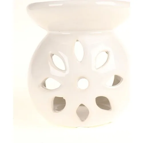 Attach White Lotus Flower Motif Medium Size Censer