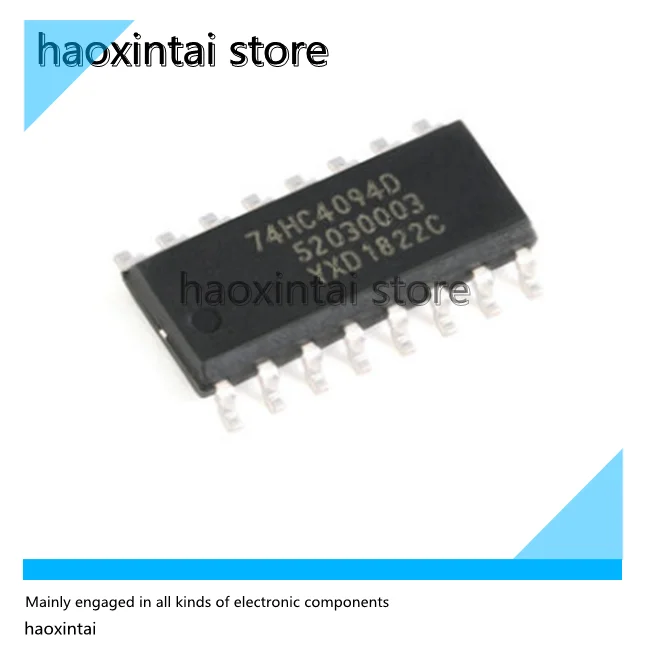 

10 шт. оригинальный патч 74HC4094D, диагональ 653 дюйма, 8-уровневое переключение и логический чип шины хранения