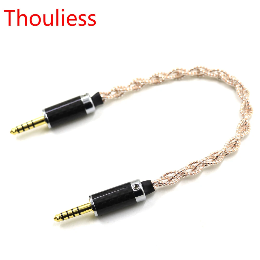 Thouliess TOP-Single-Crystal-Copper HIFI 4.4mm Balanced Male to Male Oriolus BA300S 424 428 AUX AMP Recording Audio Cable