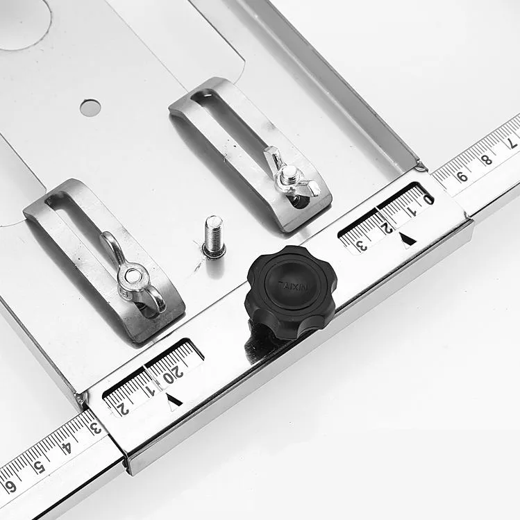 Elettricità sega circolare Trimmer macchina guida ai bordi posizionamento tagliere strumento lavorazione del legno Router cerchio fresatura strumento scanalatura