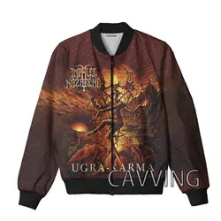 CAVVING 3D Printed  Impaled Nazarene Band  Zipper Bomber Jackets Men Overcoat Mens Coat Zip Up Jackets for Women/Men