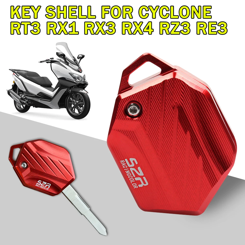 For Cyclone RX1 RX3 RX4 RZ3 RT3 RE3 Motorcycle Key Cover Case Accessories Key Cap Keys Shell Key Decoration Protective Cap Cover