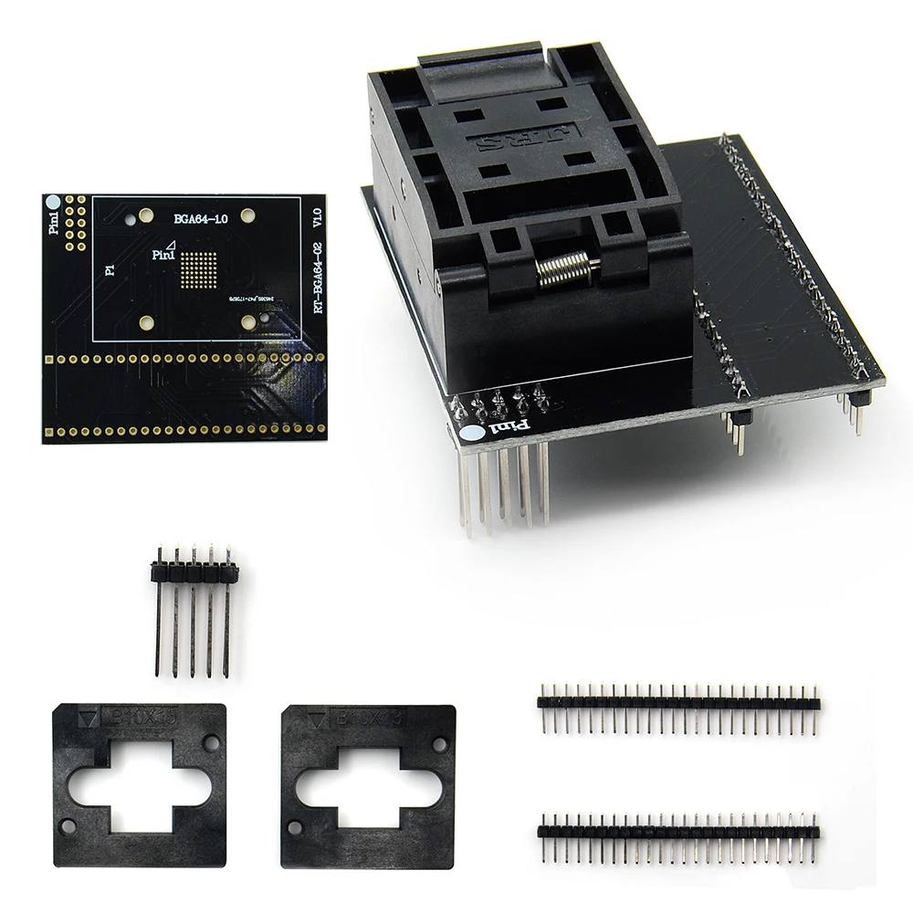 Nuevo BGA63 BGA64 BGA48 BGA169-01 adaptador de programador para RT809H EMCC Nand Flash programador