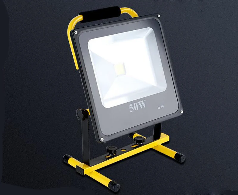 4pcs/lot Powerful Ultrathin 10W 20W 30W 50W Rechargeable Aluminum Outdoor Portable Led Flood Lights FloodLight