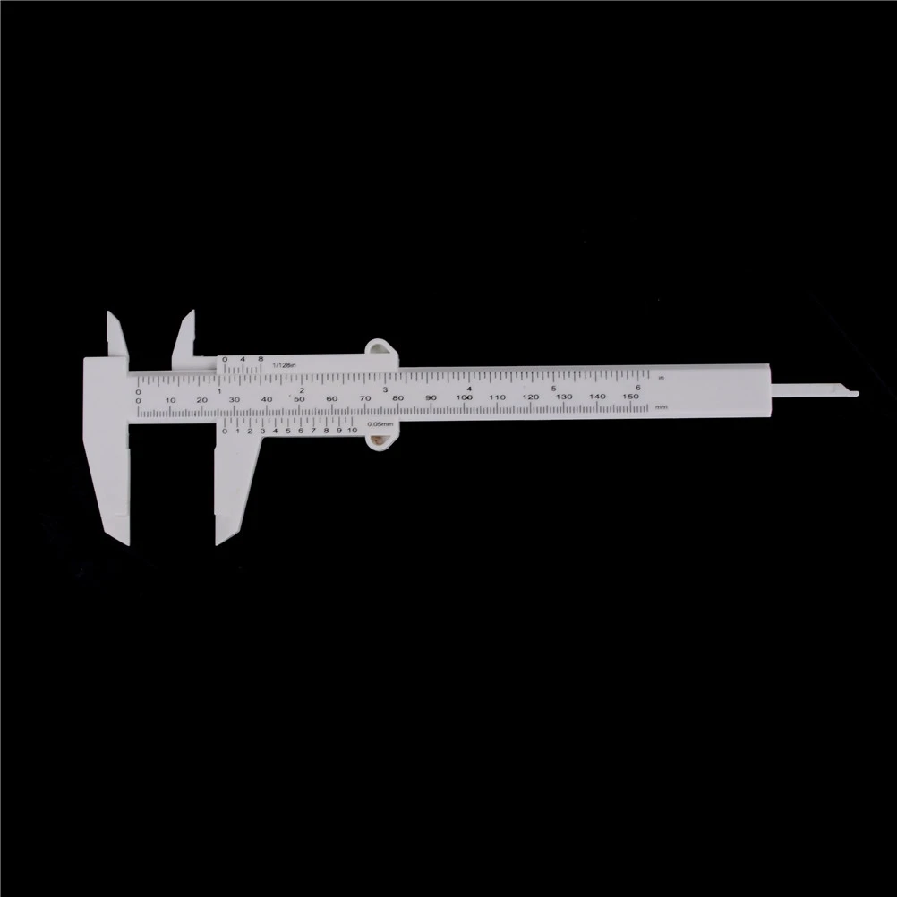 Sliding Gauge Vernier Caliper Jewelry Measuring With Superior 6 Inch 0-150mm Plastic Ruler Double scale