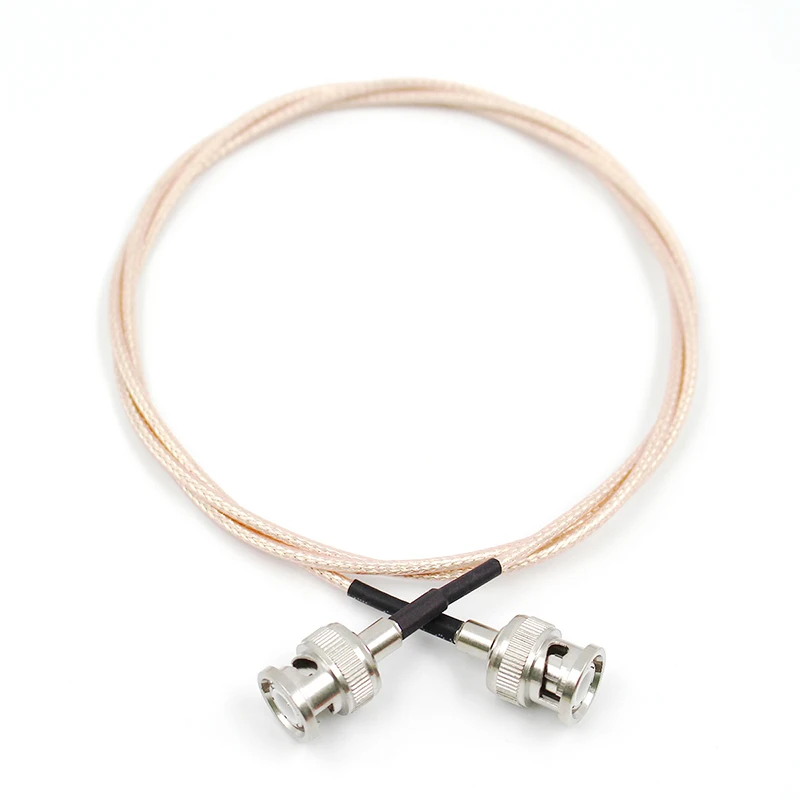 

1PCS BNC Male Elbow To BNC Male Elbow RG316 Pigtail Cable RF Coaxial Cables Camera Video Signal SDI Transmission Line (100CM)