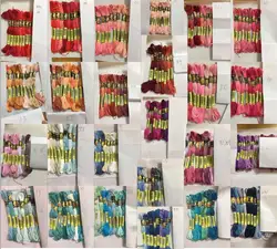 oneroom 8 pieces  cross stitch different color   threads   / cross stitch embroidery thread / Custom   threads  colors 11