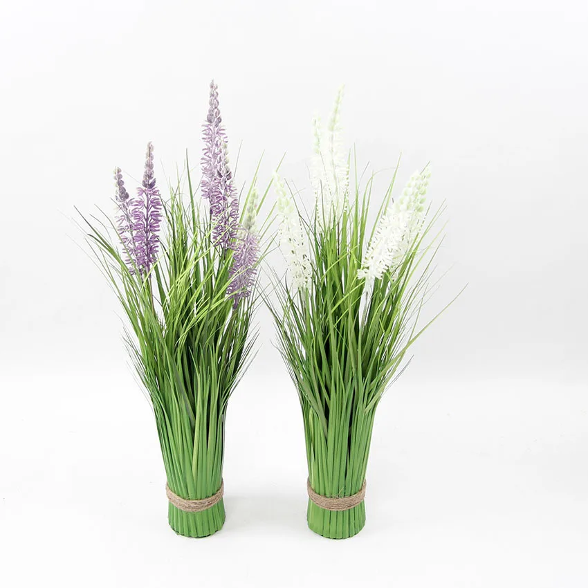 60CM Green Onion Grass Artificial Plants For Home Decor Plastic Fake Tree With Flowers Outdoor Decorations For Garden