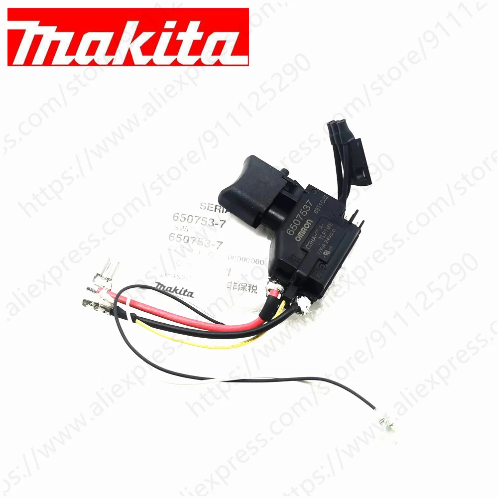 Switch for Makita DHP482 DDF482 632F27-4 DF482D DDF482RME DDF482 DDF482Z DHP482RME DHP482Z DHP482RAE DHP482RFE 650753-7