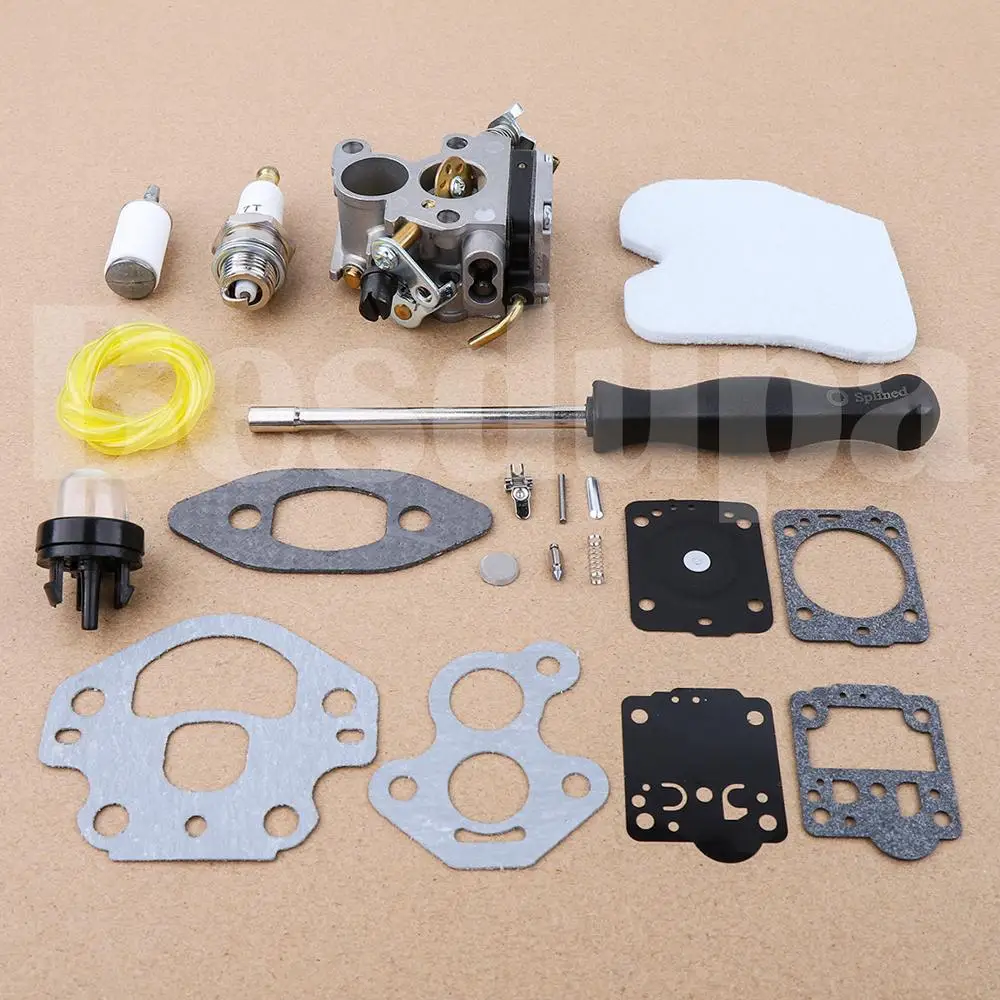 Imagem -06 - Carburador com Kit de Reparo Filtro de ar para Husqvarna 235 236 240 235e 236e 240e Motosserra 574719402 545072601