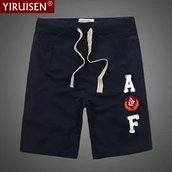 Yiruisen marca 100% algodão af shorts dos homens casuais macio boardshorts verão calças curtas para o sexo masculino hip hop moda hollistic shorts