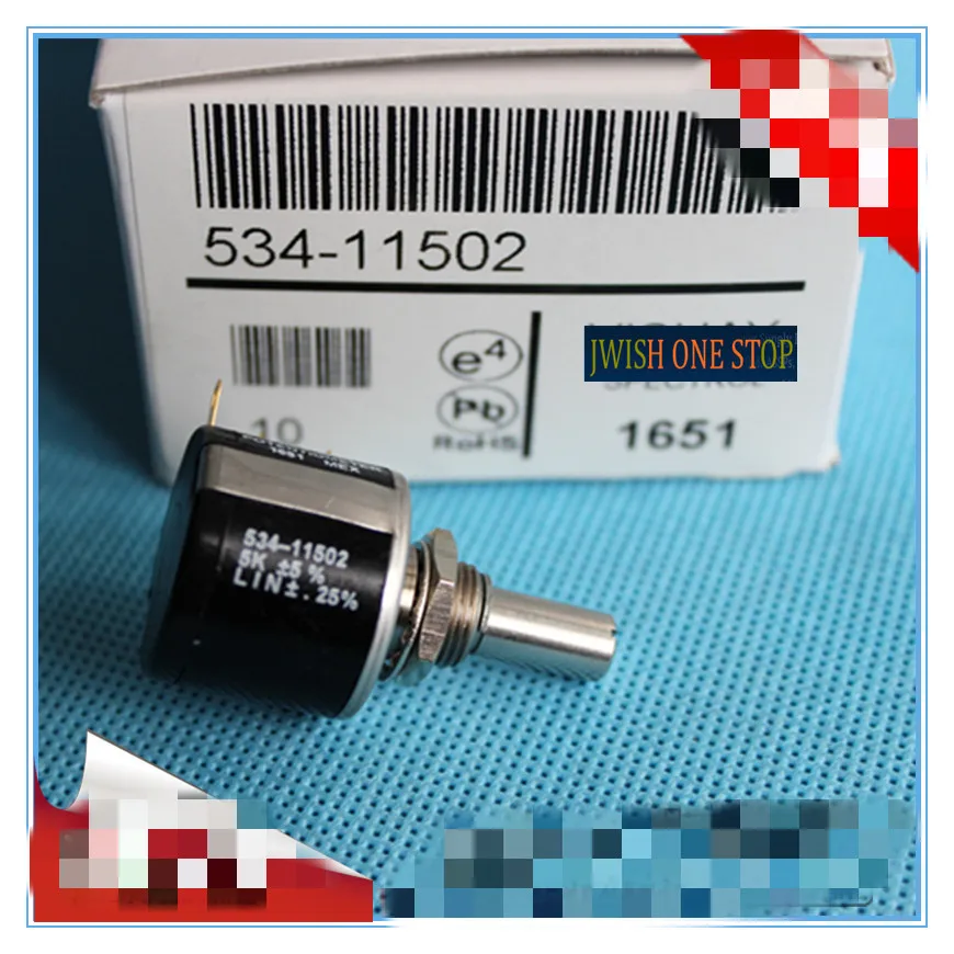 Mod 534-11502 res 5K multi 10 turn potentiometer