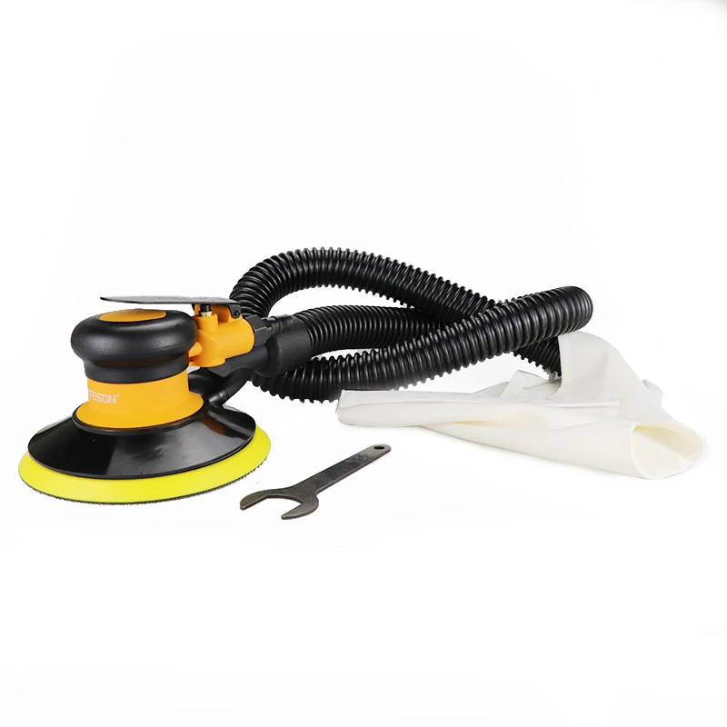 HIFESON Pneumatic Orbital Sander Air Grinder,125mm/150mm Vacuum Eccentric Polishing/Grinding Machine Pneumatic Tools
