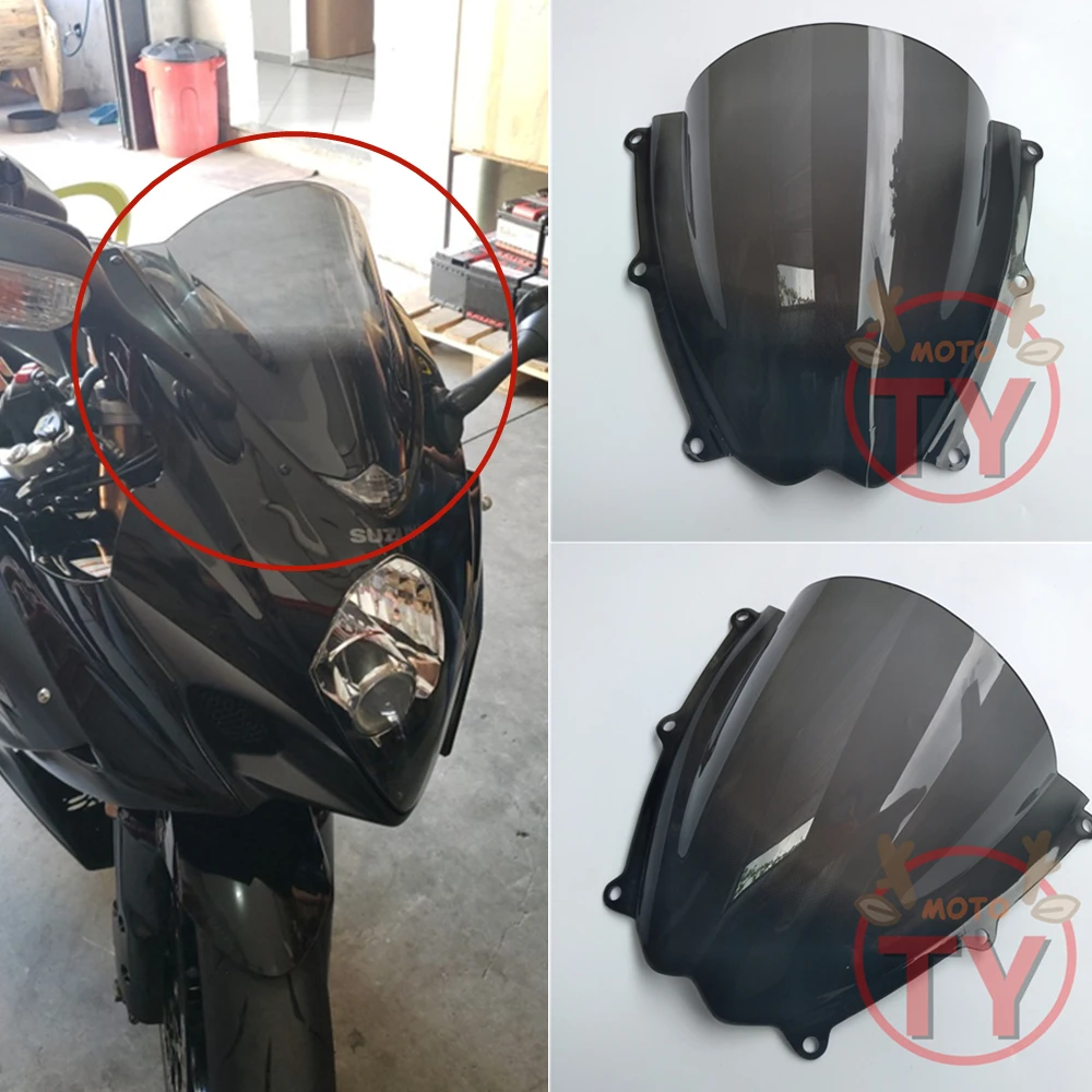 Motorcycle Accessories Windshield Windscreens Air Wind Deflector For SUZUKI GSXR1000 K7 2007 2008 GSX-R GSXR 1000 K7 07-08