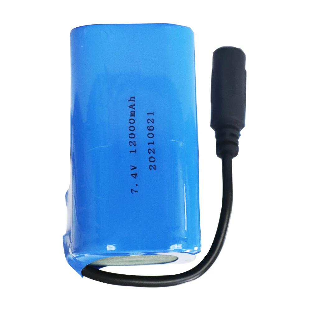 7.4V 12000Mah 6000Mah Lipo Battery with Charger For T188 T888 2011-5 V007 C18 H18 Remote Control RC Fishing Bait Boat toys Parts