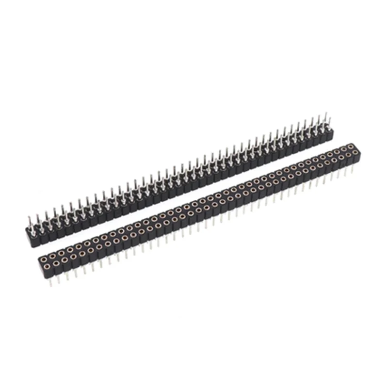 5pcs/lot 2.54MM round hole double row female 2*40P pin header