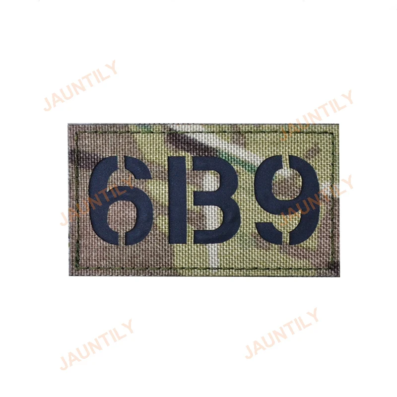 Pager Nummer Roepnaam Patch Infrarood Muiticam Cp 1/2/3/6B9 Tactische Militaire Badges Reflecterende A4-1/2/3/4 Ir Patch Armband