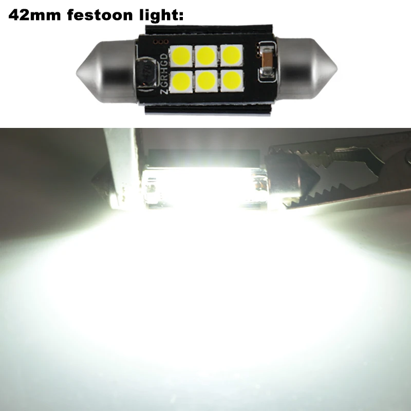 Ampolleta Led Festoon Light 31mm 36mm 39mm 42mm C3W C5W C10W Canbus Car Truck 12v 24v Auto Interior Doom Lamp License Plate Bulb