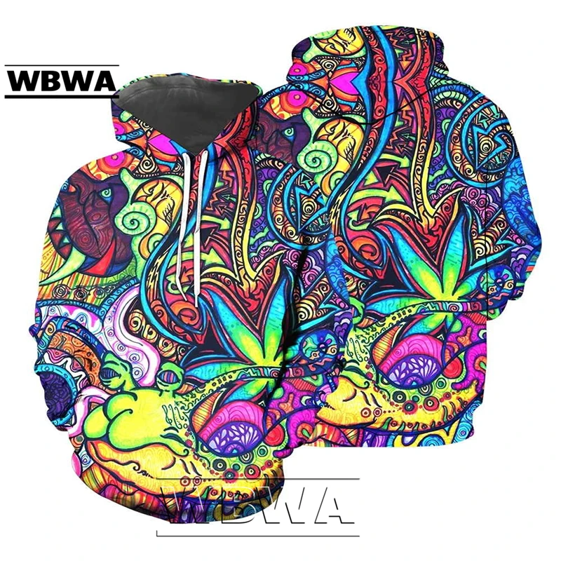 

The latest unisex hoodie color psychedelic 3d hoodie/sweatshirt Harajuku long-sleeved street clothing in autumn and winter