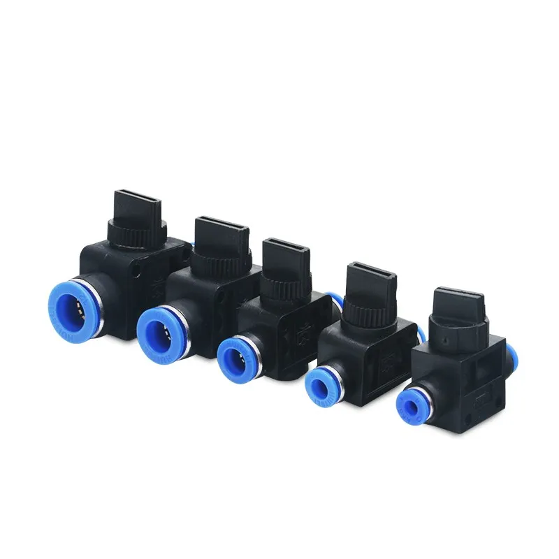 HVFF Pneumatic Air 2 Way Quick Fitting Push Connector Tube Hose Plastic 4 6 8 10 12mm Pneumatic Parts Connector Joint Fitting